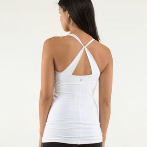 Lululemon Practice Daily Tank, White, Sz 6